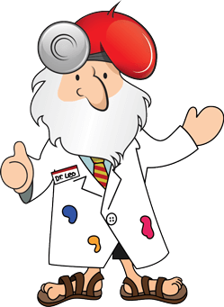 Dr. Leonardo Character with Thumbs Up