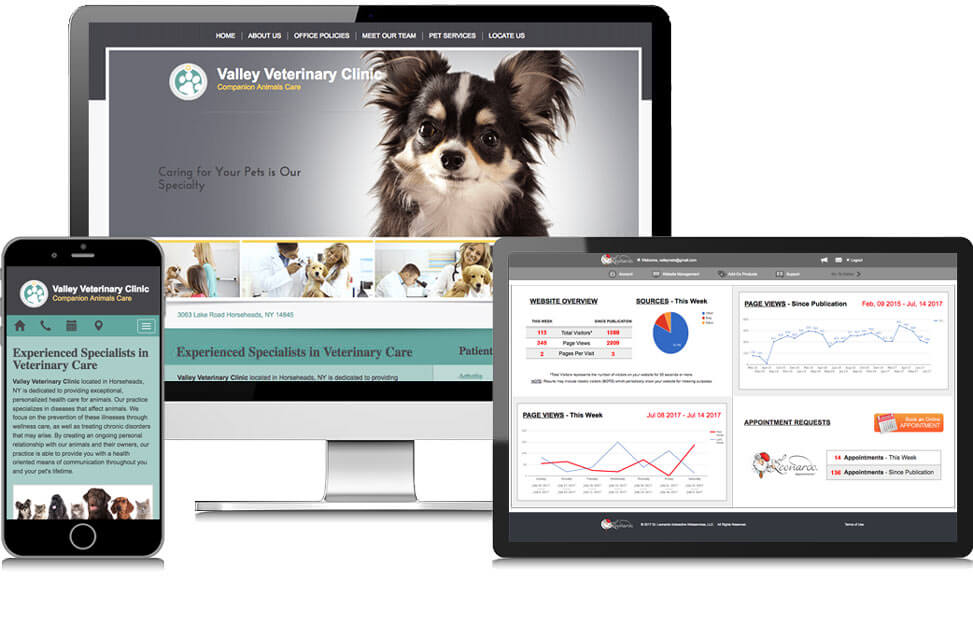 Veterinary Website Example