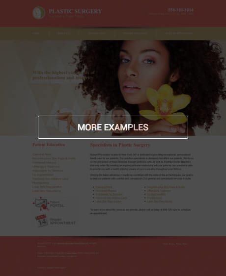 Plastic Surgery Website Preview #1 Hover